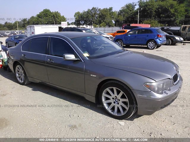 WBAGN63555DS58845 - 2005 BMW 745 LI GRAY photo 1