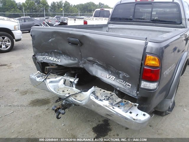 5TBBT44173S434176 - 2003 TOYOTA TUNDRA ACCESS CAB SR5 GRAY photo 6
