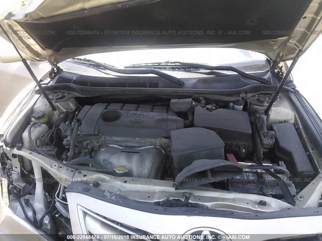 4T1BF3EK0BU121329 - 2011 TOYOTA CAMRY SE/LE/XLE GOLD photo 10