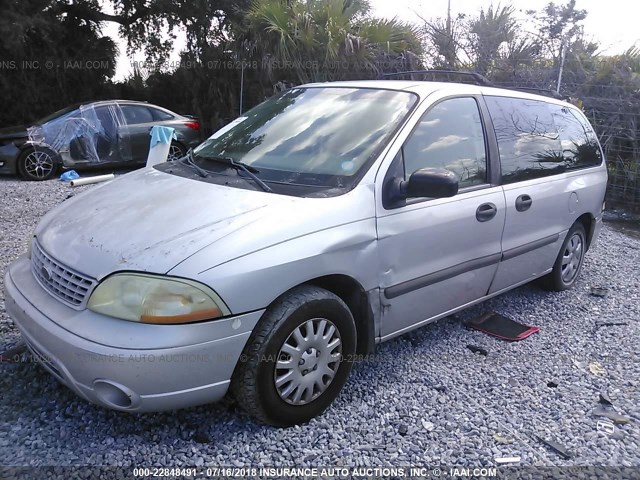 2FMZA50492BA03089 - 2002 FORD WINDSTAR LX SILVER photo 2