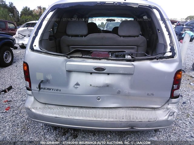 2FMZA50492BA03089 - 2002 FORD WINDSTAR LX SILVER photo 6