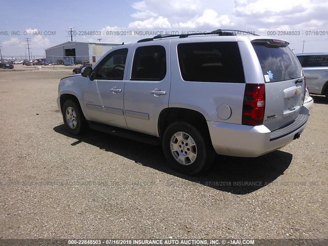 1GNSCAE04CR212275 - 2012 CHEVROLET TAHOE C1500  LS SILVER photo 3