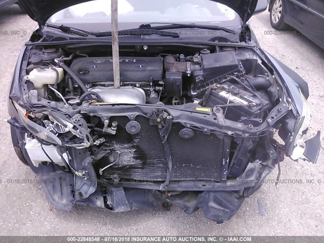 JTKDE177560104383 - 2006 TOYOTA SCION TC 灰色 照片 10