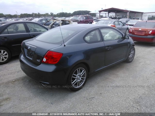 JTKDE177560104383 - 2006 TOYOTA SCION TC GRAY photo 4