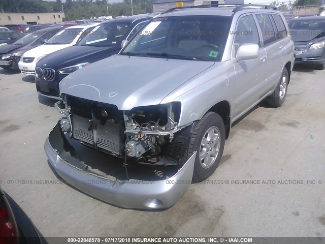 JTEHD21A060043820 - 2006 TOYOTA HIGHLANDER SILVER photo 6