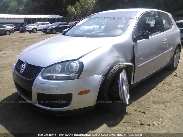 WVWEV71K86W143414 - 2006 VOLKSWAGEN NEW GTI SILVER photo 6