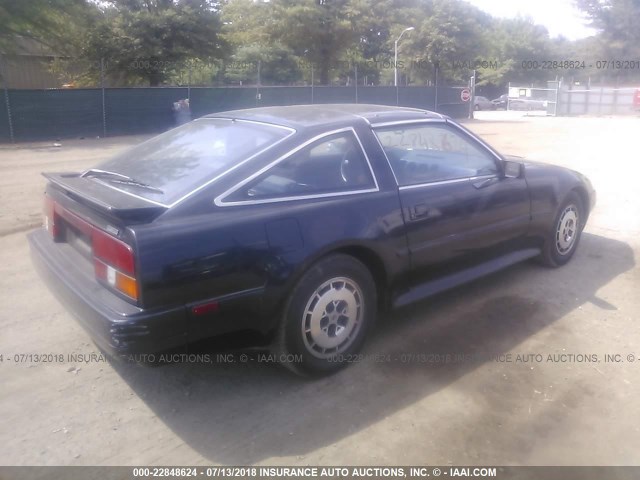 JN1HZ16S2GX086133 - 1986 NISSAN 300ZX 2+2 BLUE photo 4