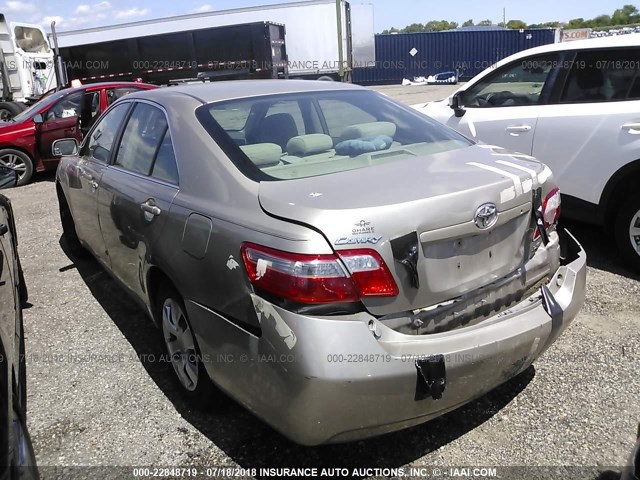 4T1BE46K97U049318 - 2007 TOYOTA CAMRY NEW GENERAT CE/LE/XLE/SE TAN photo 3