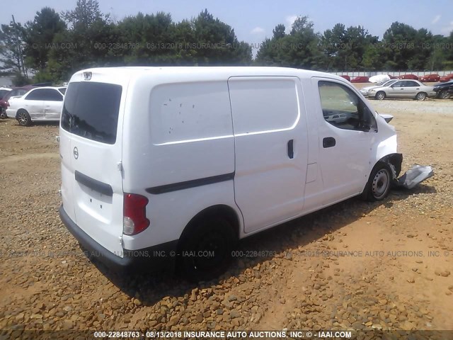 3N6CM0KN7FK695358 - 2015 NISSAN NV200 WHITE photo 4