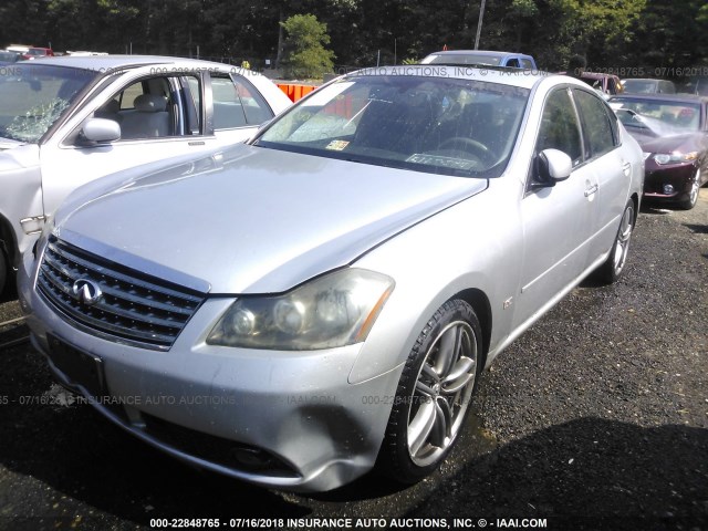 JNKAY01E06M100364 - 2006 INFINITI M35 SPORT SILVER photo 2