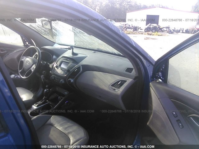 KM8JU3AG4FU951918 - 2015 HYUNDAI TUCSON LIMITED/SE BLUE photo 5