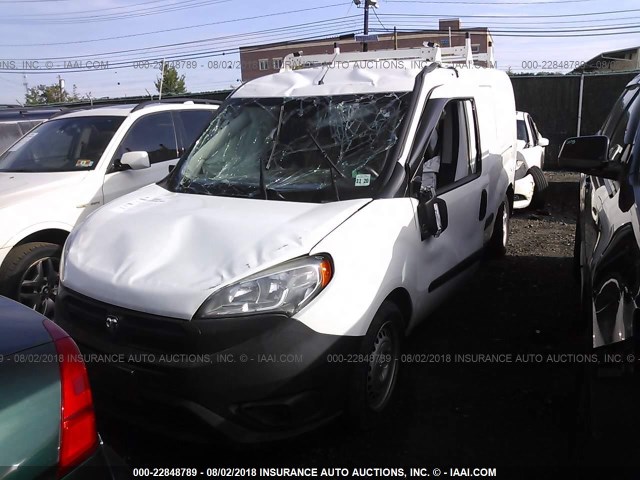 ZFBERFAT2F6A47761 - 2015 RAM PROMASTER CITY  WHITE photo 2