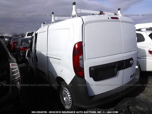 ZFBERFAT2F6A47761 - 2015 RAM PROMASTER CITY  WHITE photo 3