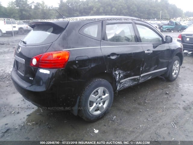 JN8AS5MV0BW285126 - 2011 NISSAN ROGUE S/SV/KROM BLACK photo 4