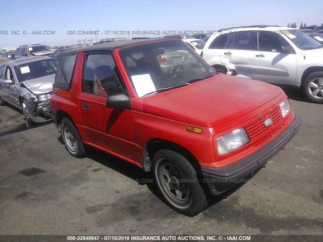 2CNBE18UXP6937250 - 1993 GEO TRACKER RED photo 1