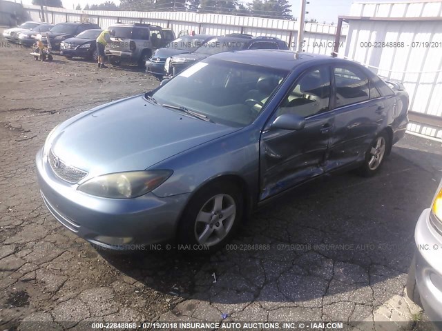 4T1BF32K42U534410 - 2002 TOYOTA CAMRY LE/XLE/SE Mavi foto 2
