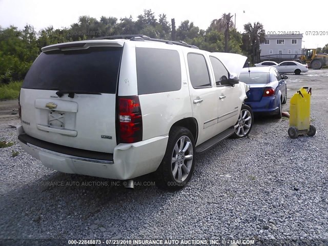 1GNUCCE09AR136912 - 2010 CHEVROLET TAHOE C1500 LTZ CREAM photo 4