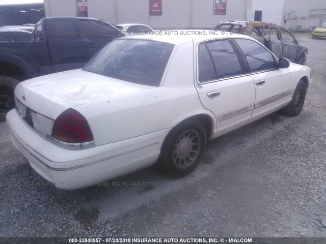 2FAFP74WX1X166046 - 2001 FORD CROWN VICTORIA LX WHITE photo 4