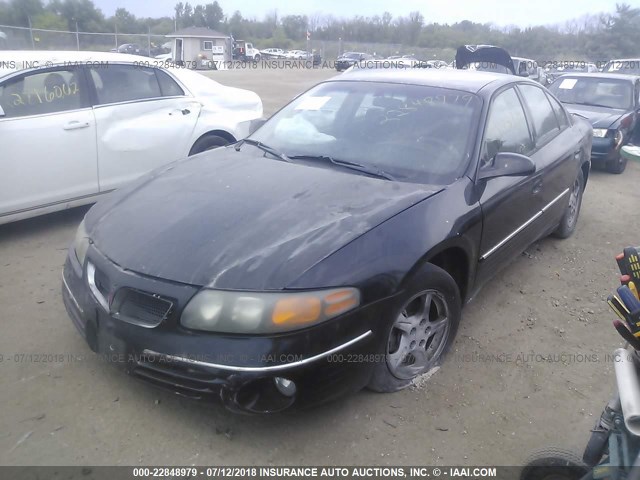 1G2HX54K0Y4247096 - 2000 PONTIAC BONNEVILLE SE BLACK photo 2