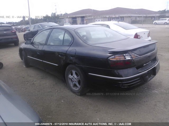 1G2HX54K0Y4247096 - 2000 PONTIAC BONNEVILLE SE BLACK photo 3