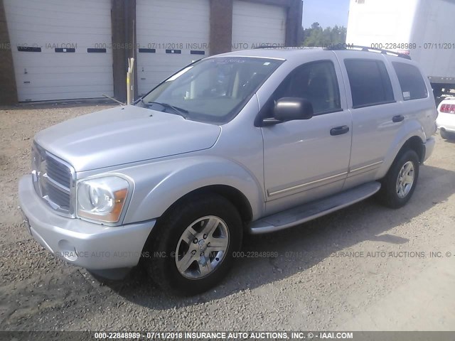 1D8HB58D04F238193 - 2004 DODGE DURANGO LIMITED SILVER photo 2