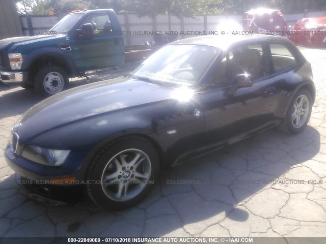 4USCK534XYLE95852 - 2000 BMW Z3 2.8 BLACK photo 2