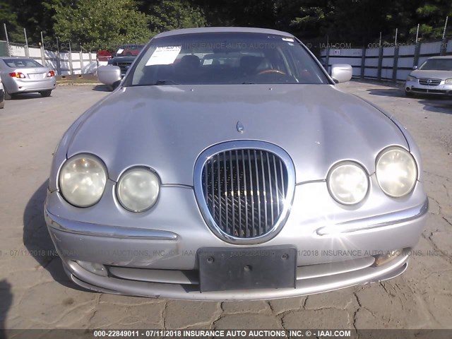 SAJDA01N41FM12169 - 2001 JAGUAR S-TYPE SILVER photo 6