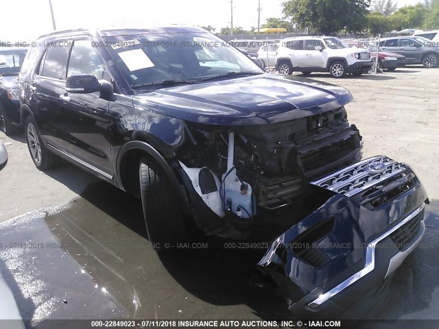 1FM5K7F82JGA28148 - 2018 FORD EXPLORER LIMITED 黑色 照片 1