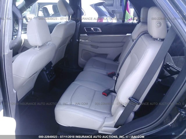 1FM5K7F82JGA28148 - 2018 FORD EXPLORER LIMITED 黑色 照片 8