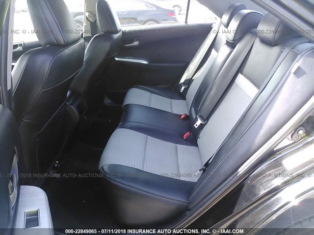 4T1BF1FK8CU079965 - 2012 TOYOTA CAMRY SE/LE/XLE 黑色 照片 8