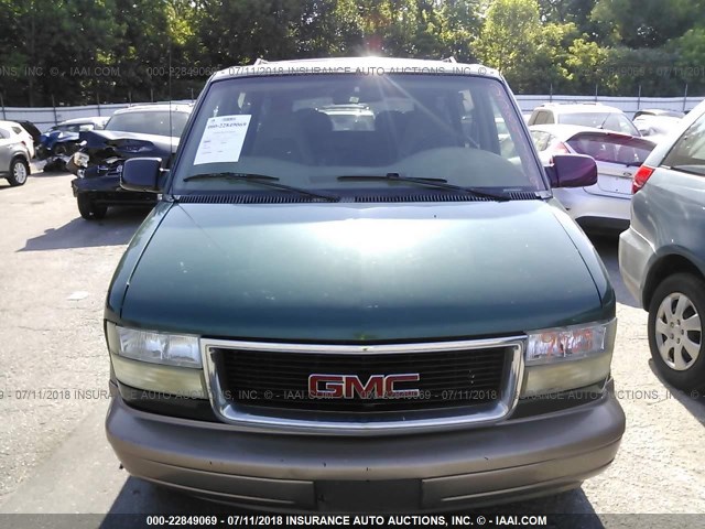 1GKDM19W1XB536803 - 1999 GMC SAFARI XT GREEN photo 6