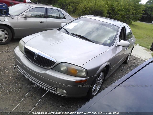 1LNHM87A5YY921546 - 2000 LINCOLN LS 棕色 照片 2