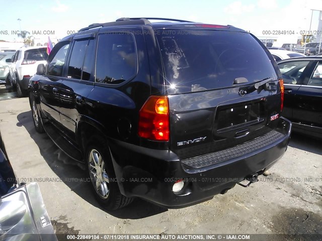 1GKET63MX82173222 - 2008 GMC ENVOY DENALI BLACK photo 3