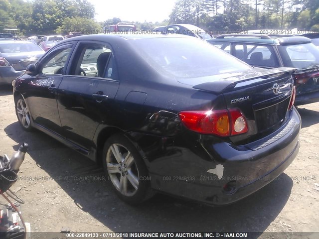 2T1BE40E79C006507 - 2009 TOYOTA COROLLA XRS 黑色 照片 3