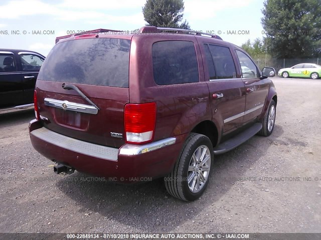 1A8HW58257F569446 - 2007 CHRYSLER ASPEN LIMITED BROWN photo 4