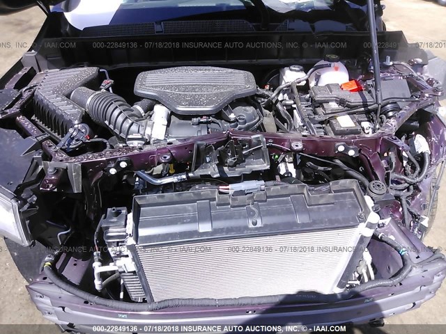 1GKKNULS8JZ129507 - 2018 GMC ACADIA SLT-1 Kasztanowy zdjęcie 10