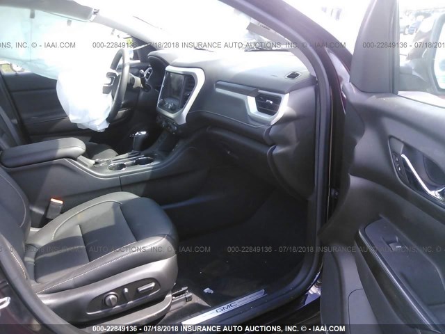 1GKKNULS8JZ129507 - 2018 GMC ACADIA SLT-1 Kasztanowy zdjęcie 5