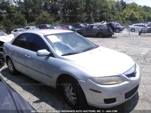 1YVHP80C965M62148 - 2006 MAZDA 6 I Srebrny zdjęcie 1