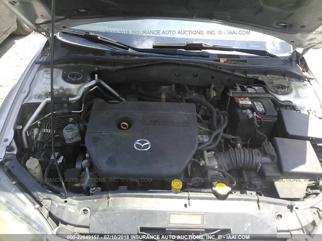 1YVHP80C965M62148 - 2006 MAZDA 6 I Srebrny zdjęcie 10