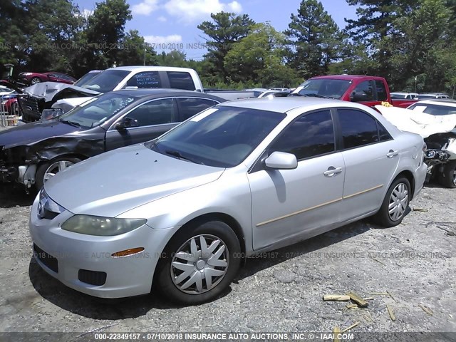 1YVHP80C965M62148 - 2006 MAZDA 6 I Srebrny zdjęcie 2