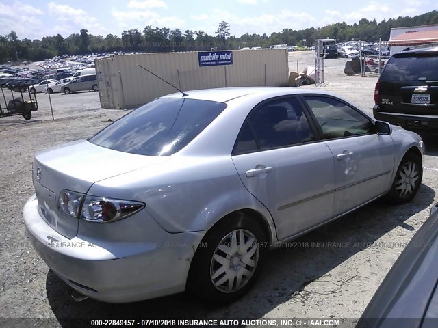 1YVHP80C965M62148 - 2006 MAZDA 6 I Srebrny zdjęcie 4