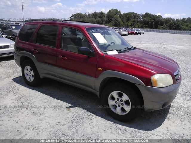 4F2YU09171KM39382 - 2001 MAZDA TRIBUTE LX/ES RED photo 1