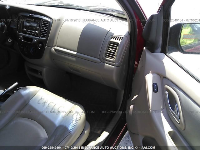 4F2YU09171KM39382 - 2001 MAZDA TRIBUTE LX/ES წითელი ფოტო 5