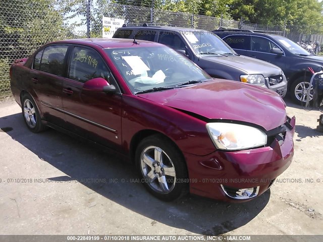 1G1ZU53866F196213 - 2006 CHEVROLET MALIBU LTZ წითელი ფოტო 1