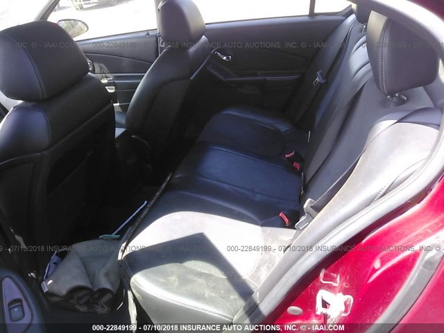 1G1ZU53866F196213 - 2006 CHEVROLET MALIBU LTZ წითელი ფოტო 8