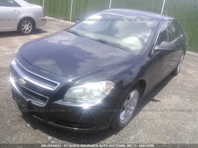 1G1ZA5E0XA4103939 - 2010 CHEVROLET MALIBU LS 黑色 照片 2