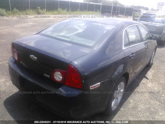 1G1ZA5E0XA4103939 - 2010 CHEVROLET MALIBU LS 黑色 照片 4
