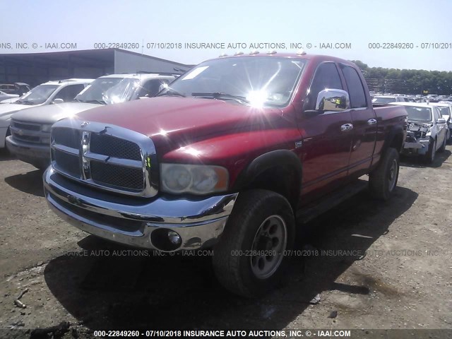 3D7KU28D13G731980 - 2003 DODGE RAM 2500 ST/SLT 红色 照片 2