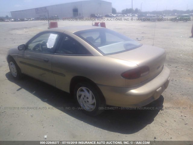 1G1JC1248WM111830 - 1998 CHEVROLET CAVALIER RS GOLD photo 3