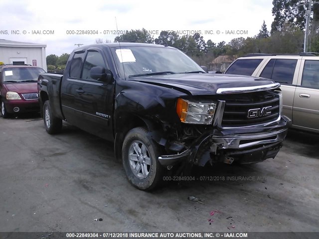 2GTEK29J891135882 - 2009 GMC SIERRA BLACK photo 1